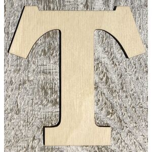 ¼” Plywood Letter – 8” Tall – Font01 - T